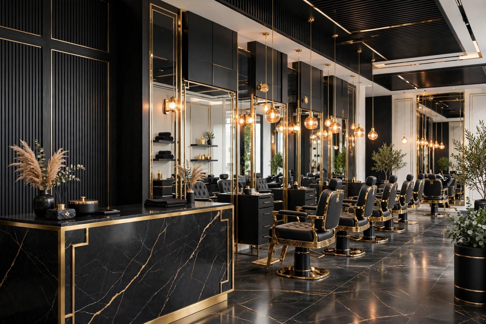 Luxury Salon Interior